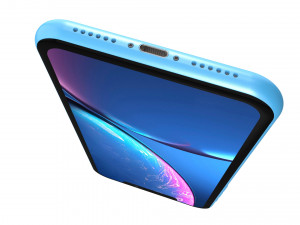 apple iphone xr blue 3D Model