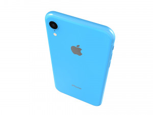 apple iphone xr blue 3D Model