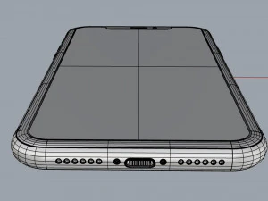 apple iphone xr blue 3D Model