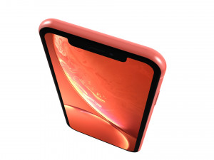 apple iphone xr coral Model 3D
