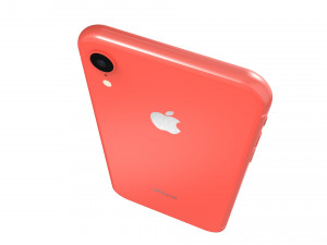 apple iphone xr coral Model 3D