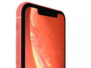 apple iphone xr coral 3D Model