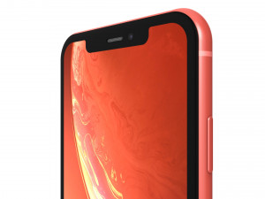apple iphone xr coral Model 3D