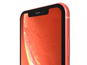 apple iphone xr coral 3D Model