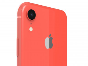 apple iphone xr coral Model 3D