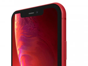 apple iphone xr red 3D Model