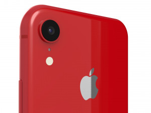 apple iphone xr red 3D Модель
