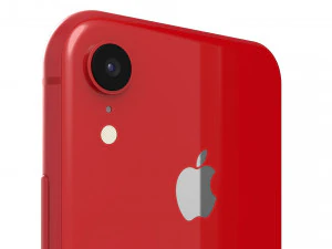 apple iphone xr red 3D Model