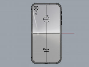 apple iphone xr red 3D Модель