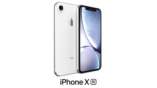 apple iphone xr white Model 3D .c4d .max .obj .3ds .fbx .stl .blend 