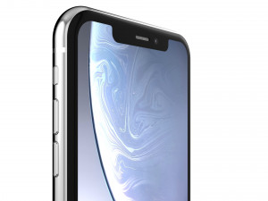 apple iphone xr white Model 3D