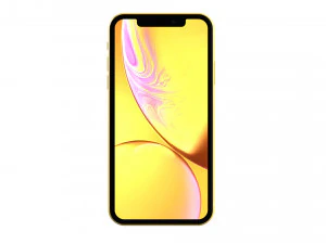 apple iphone xr yellow 3D Model