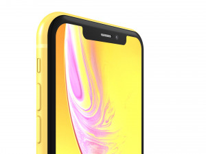 apple iphone xr yellow 3D Model