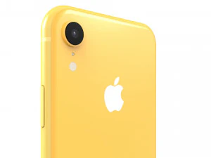 apple iphone xr yellow 3D Model