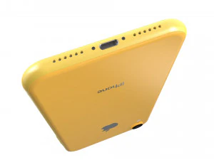 apple iphone xr yellow 3D Model