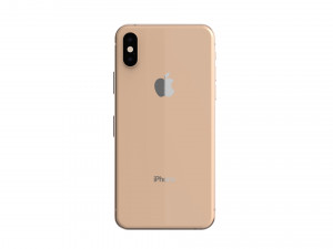 apple iphone xs gold 3D Model