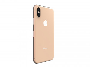 apple iphone xs gold 3D Model