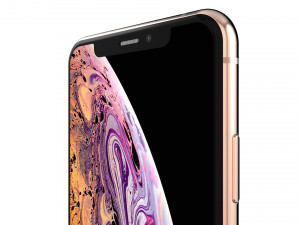 apple iphone xs gold 3D Model