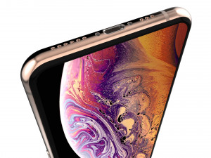 apple iphone xs gold 3D Model