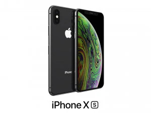 apple iphone xs grigio siderale Modello 3D