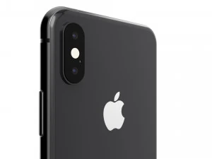 apple iphone xs spacial grey 3D Model