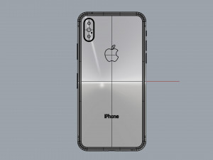 apple iphone xs spacial grey Modello 3D