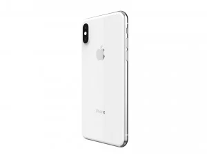 apple iphone xs white 3D Model in Phone and Cell Phone 253989