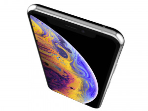 apple iphone xs white Model 3D