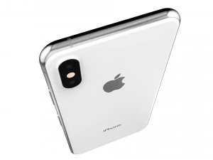 apple iphone xs white 3D Model in Phone and Cell Phone 253989