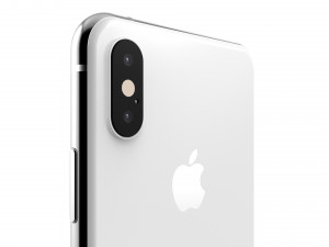 apple iphone xs white Model 3D