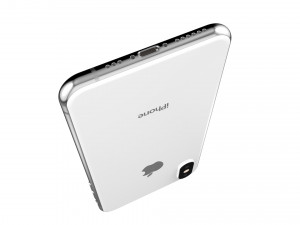 apple iphone xs white Model 3D