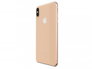 apple iphone xs max gold 3D Model