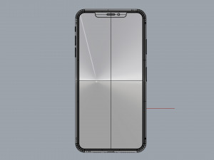 apple iphone xs max gold 3D Model