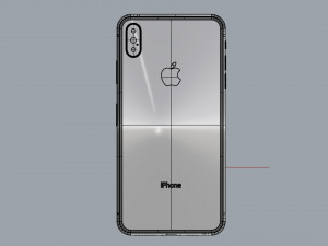apple iphone xs max gold 3D Model