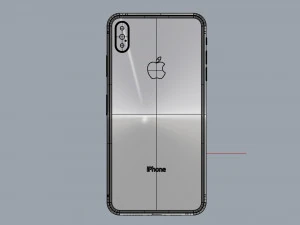 apple iphone xs max gold 3D Model