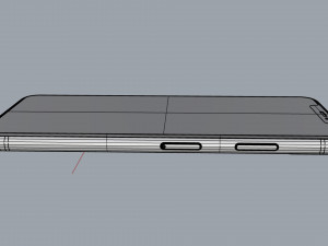 apple iphone xs max gold 3D Model