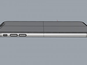 apple iphone xs max gold 3D Model