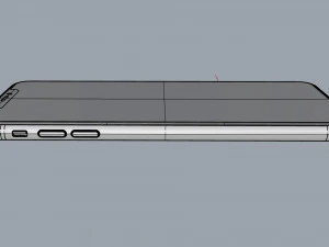 apple iphone xs max gold 3D Model