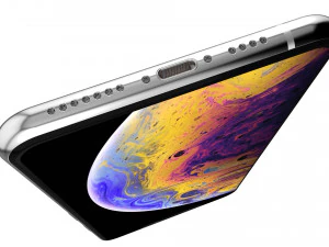 apple iphone xs max white 3D Model