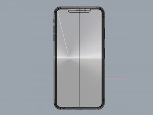 apple iphone xs max white 3D Model