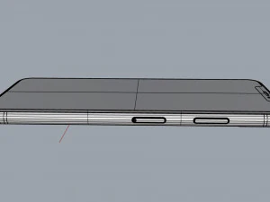apple iphone xs max white 3D Model