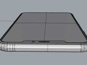 apple iphone xs max white Model 3D