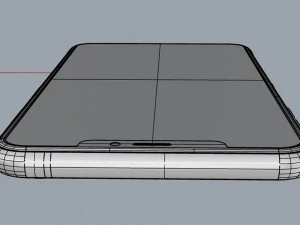 apple iphone xs max white 3D Model