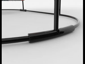 Ariba geweven plantenstandaard met vier niveaus 3D Model