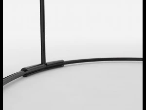 Ariba geweven plantenstandaard met vier niveaus 3D Model