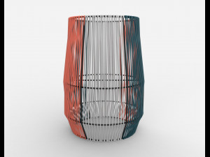 ariba woven plant stand big 3D मॉडल