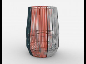 ariba woven plant stand big 3D मॉडल