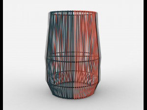ariba woven plant stand big 3D मॉडल