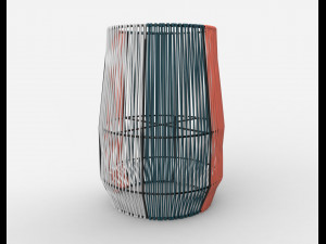 ariba woven plant stand big 3D मॉडल