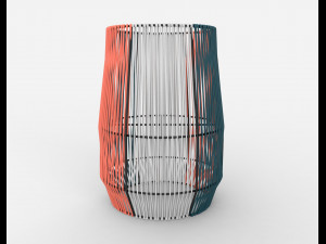 ariba woven plant stand big 3D मॉडल